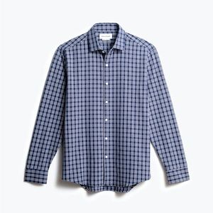 Ministry of Supply, Aero Zero Men’s Dress Shirt, Blue, L slim